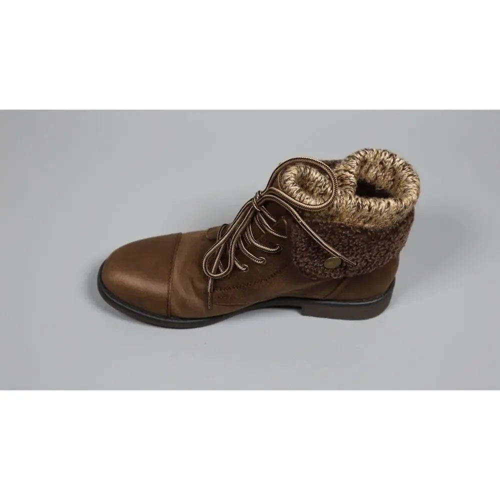 CLIFFS BY WHITE MOUNTAIN Women's Duena Hiking Style Boot Brown Size 9